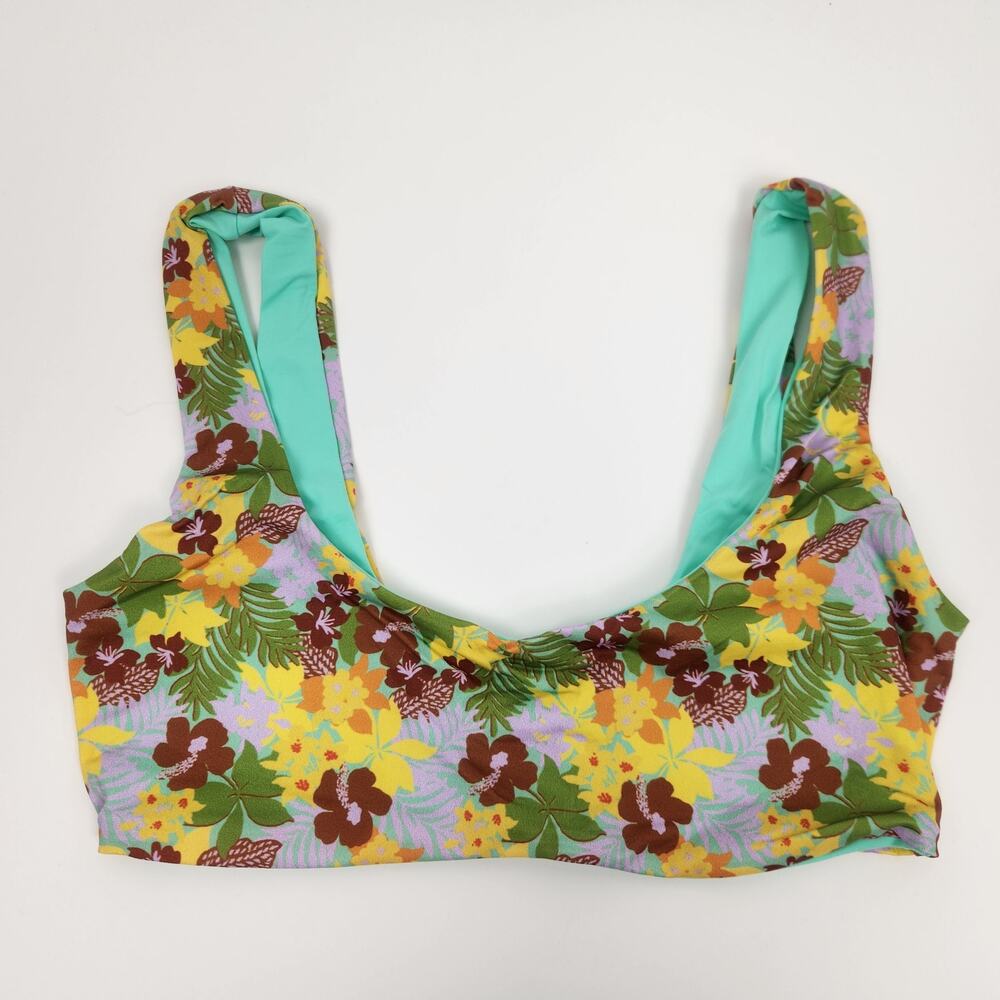 L*Space Lizzie Bikini Top in Floral Size Small NWT